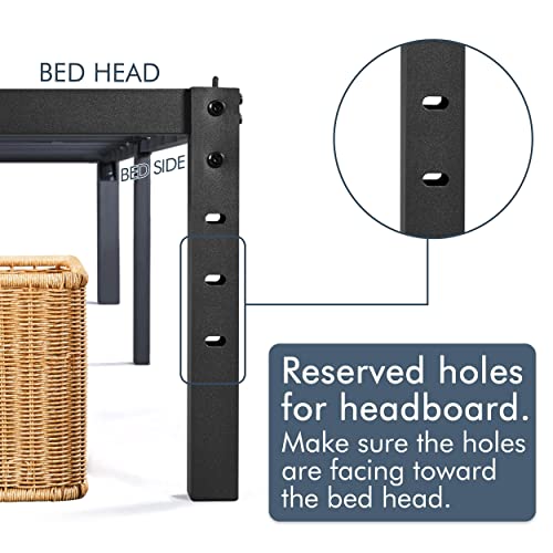 Yaheetech 36 cm Single Bed Frame Metal Solid 3ft Single Platform Bed with Heavy Duty Steel Slat Support/Non-slip Mattress Foundation/No Box Spring Needed/Under-bed Storage Space Assembly 9 Yaheetech 36 cm Single Bed Frame Metal Solid 3ft Single Platform Bed with Heavy Duty Steel Slat Support/Non-slip Mattress Foundation/No Box Spring Needed/Under-bed Storage Space Assembly - Image 9