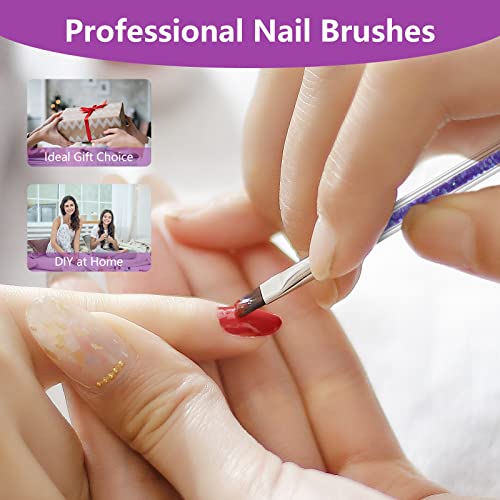 Image of Artdone 9PC Nail Art Brushes Set - Liner Brush, Dotting Pen, Gel Polish Painting Tools For Nail Art Design