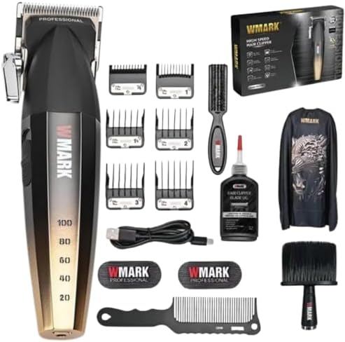 Máquina de Cortar Cabelos: Como Escolher o Modelo Ideal e Acertar na Compra 4 Máquina De Cortar Cabelo Wmark NG-2038 Gold Original