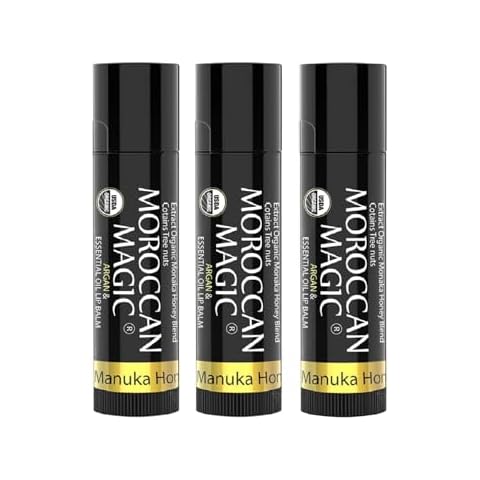 Moroccan Magic Organic Manuka Honey Lip Balm 3 Pack Cover