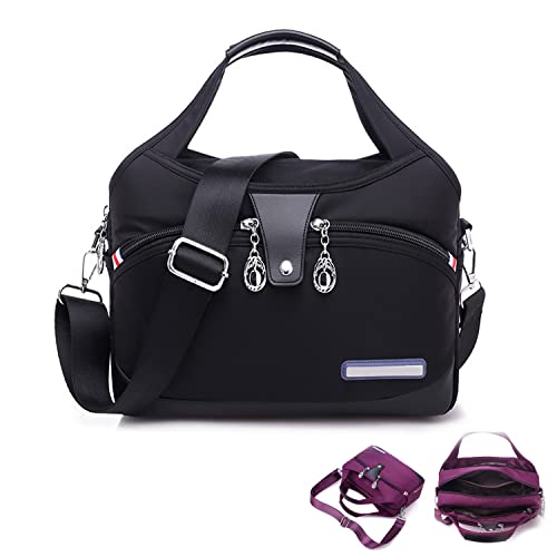Crossbody Bag, 2023 New Women Waterproof Anti Theft Multi-pocket Oxford Cloth Crossbody Shoulder Bag Handbag Purse.