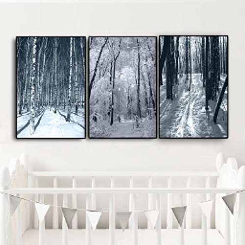 Mur Photo pour Salon Moderne - Solution Déco Grand Format Forêt Naturelle 60x90cm - 3