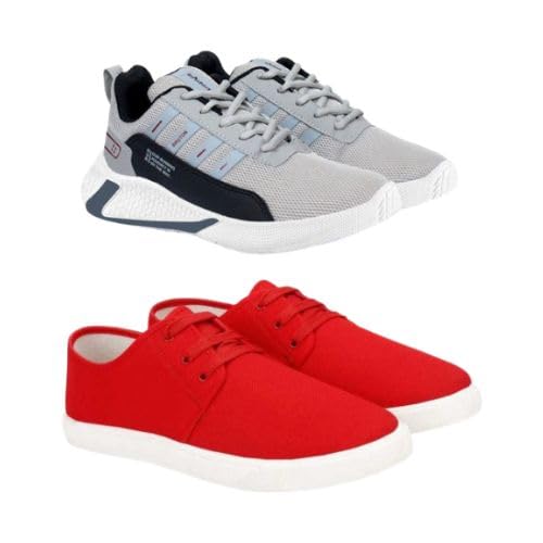 Image of BRUTON Running Sports Shoes for Men's & Boy's (Pack of 2)
