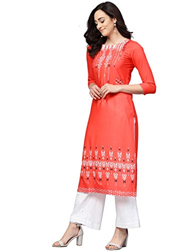 Image of Vaamsi Women's Crepe A-Line Regular Kurta