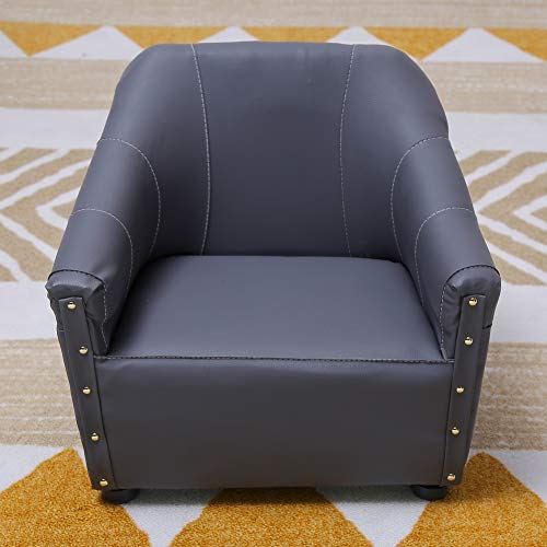 Kid Armchair, Pp Cotton Filled Child Sofa Chair Mini Leather Children upholstered Chair
