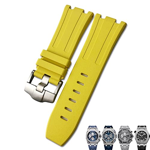 Bracelet FKM 28mm pour AP Royal Oak Offshore en caoutchouc haut de gamme