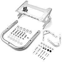 Eumti Chrome 4-Point Docking Hardware Kit For Harley Touring 2014-Later,Custom Quick Release Tour Pack Luggage Rack Backrest Replacement 52300353 Fit For CVO Road King Street Road Electra Glide - View #4
