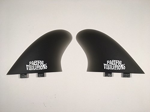 PACIFIC VIBRATIONS FCS Twin fin Channel Islands Keel Al Merrick Template Fish Surfboard New Fiberglass