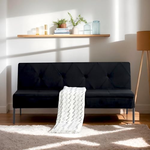 10 Best Cheap Couches for Sale under $100: Stylish Comfort on Budget 11 MWrouqfur Convertible Folding Futon Sofa Bed,Modern Fabric Sleeper Bed Couches with 3 Reclining Angles,68