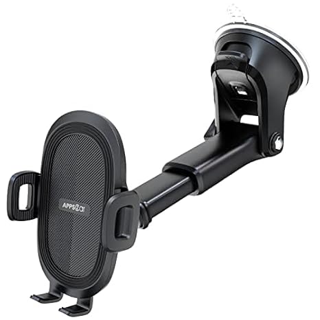 APPS2Car Car Phone Holder Car Holder Mobile Universal 360 Mobile Stand for Car Dashboard Windshield Compatible for 4.7-6.8 iPhone 15/14/13 Series Samsung and More