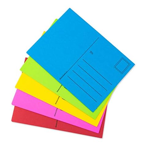 Hygloss Cardstock Mighty Bright Make and Mail Postcards 4-Inch x 5.5-Inch 2 - Assorted Cover