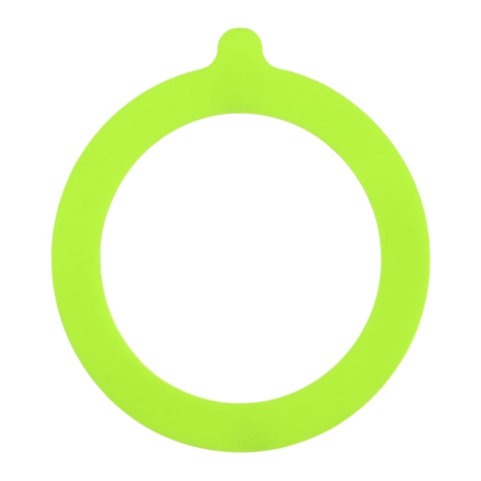 Hzomif Glass Jar Silicone Seal Rings 30pcs Leakproof Storage Canning Accessories Rubber Sealings Jars Gaskets Silicone Seals Jar Gaskets Rubber Seals Rings(Green)