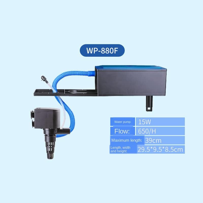 Image of VAYINATO WP-880F | 15W | 650L /Hr 3 in 1 Multi Functions Aquarium Top Filter with Free 1 Feet Sponge (Suits 25 CM - 38 CM Aquarium Fish Tank) By Petzlifeworld