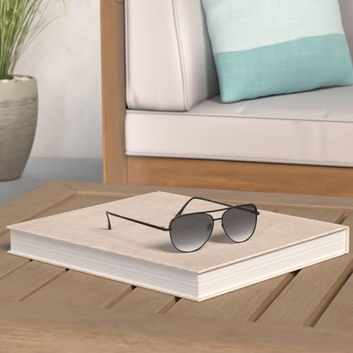 Flawless Large Flat Lens Mirror Gradient Lens Aviator Sunglasses for Men and Women2