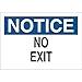 Brady 73482, Exit and Directional Sign, (Pack of 12 pcs)
