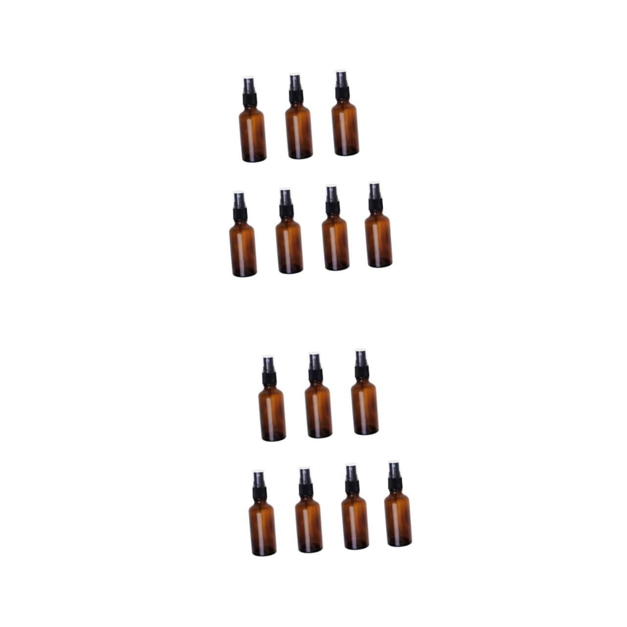 FOMIYES 14 Braune Teilig Sprayflasche Wiederbefüllbar Langlebig Kompakt Uv Beständig für Emulsion Ätherische Öle Kosmetik Reiseset