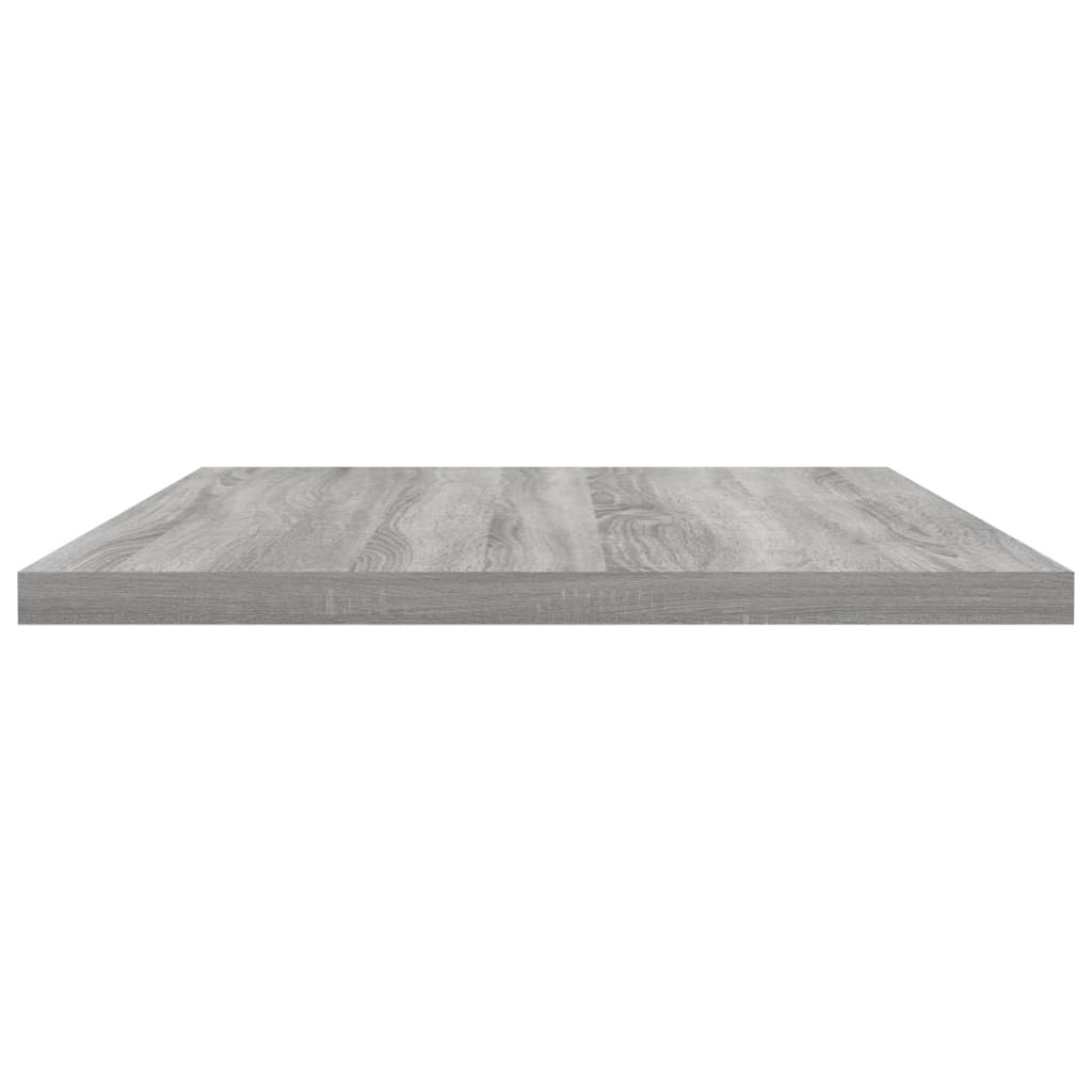Wandregale 4 Stk Grau Sonoma Holzwerkstoff 60x30x1,5 cm Regal mit 25 kg Tragkraft für Wohnzimmer Büro Küche Stauraum Ablage und Ordnung vielseitiges Regalsystem