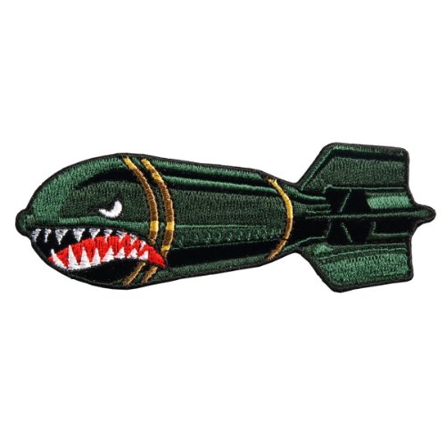 Drop Bombs Embroidered Jacket Vest Biker [4 Inches] Patch