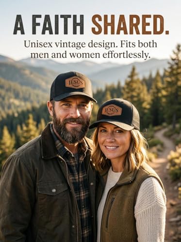 Image of Leather Patch Truker Hat for Men & Women