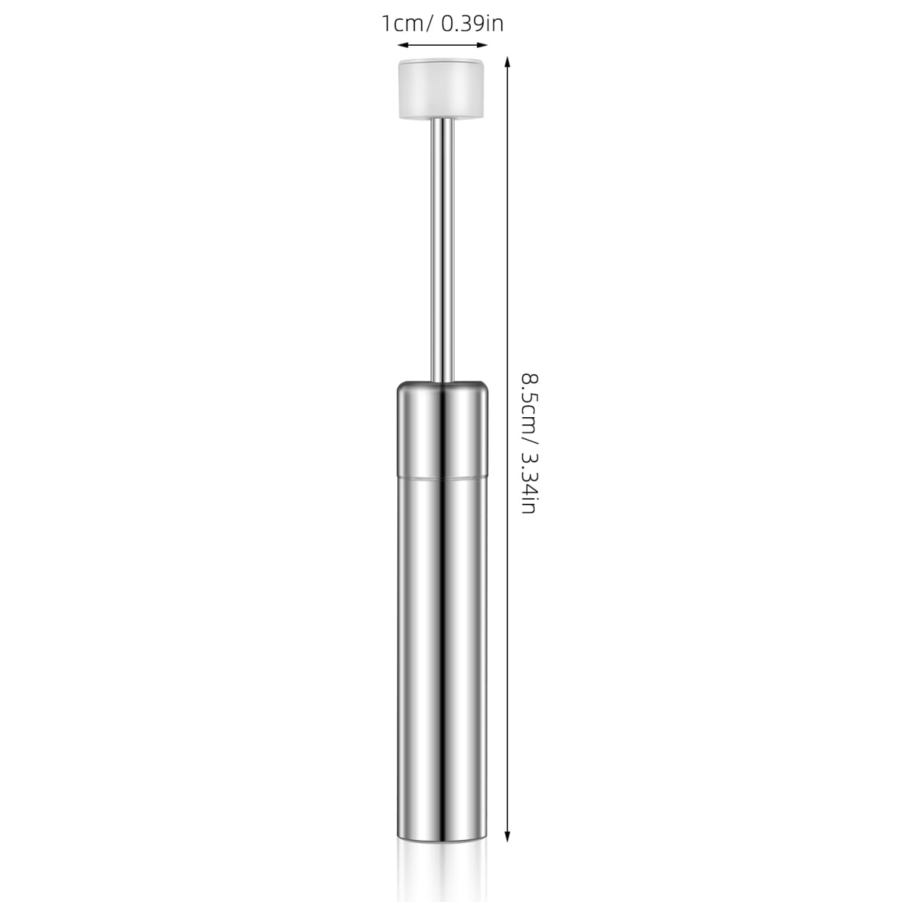 HEALLILY Lot De 6 Amortisseurs Poubelle 55-59N Mécanisme De Fermeture Amortie Du Couvercle De La Poubelle Piston Amortisseur Hydraulique Silencieux Pour Couvercles De Cuisine 8.50X1.00X1.00 Cm
