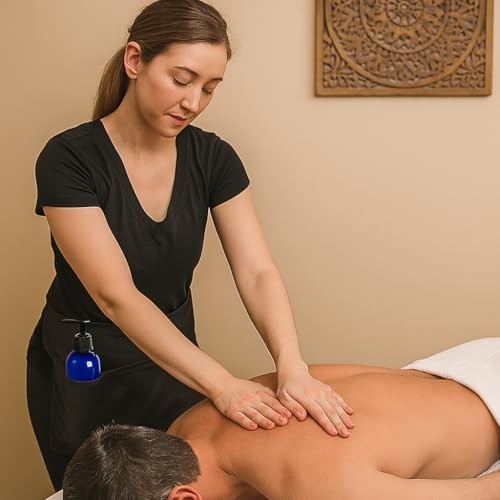 8 oz Bullet Pump Bottle - Refillable Massage Oil, Lotion, Soap, Shampoo Dispenser - BPA-Free PET with Black Locking Pump - UV-Resistant for Essential Oils (3, Aluminum)4