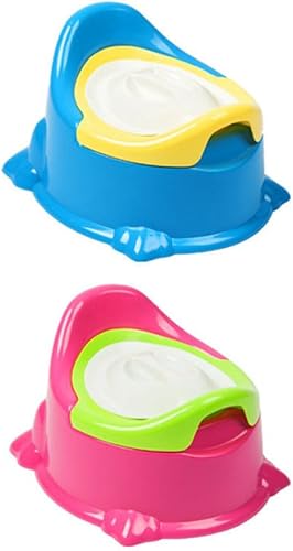 Miniatura 4 de FOMIYES Silla de entrenamiento para ir al baño para niños y niñas, asientos de orinal portátiles para bebés, inodoro antideslizante con recipiente