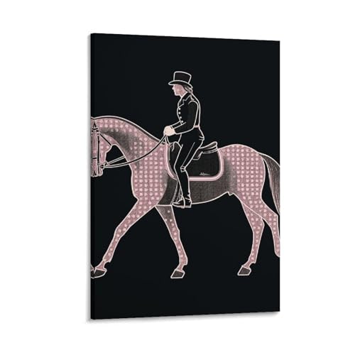 Cheval de dressage déco murale moderne tableau esthétique pour chambre