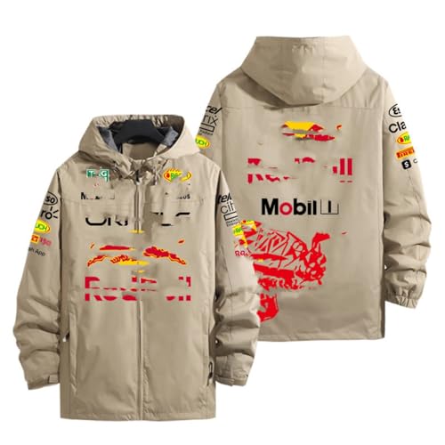 [LIOOLLO] F1 ����^���� ���[�X�`�[���E�F�A �O�b�Y �R���{���[�V���� �p�[�J�[ �W���P�b�g �����O�� �t�H�~�Ή� �����ԏC����ƒ� ���[�J�[�R�[�g �o�C�N���C�f�B���O�W���P�b�g [���s�A���i]