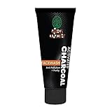 Activated Charcoal Face Wash Deep Cleansing Facial Cleanser with Activated Charcoal Natural Detox Formula Unclogs Pores Suitable for Oily & Acne Prone Skin