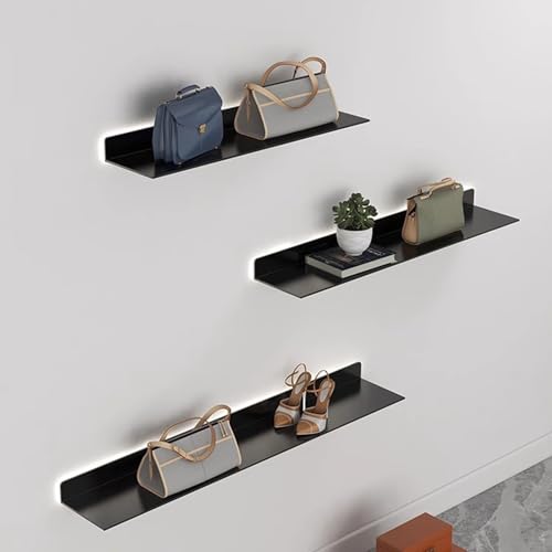 Lampes murales pour éclairer votre salon avec étagère design