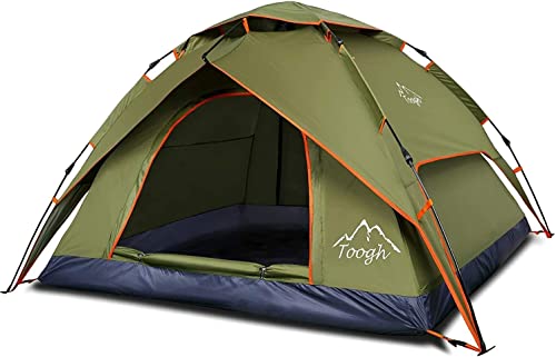 Toogh Camping Tent with Instant Setup, 2/3 Person Weatherproof Tent Easy Quick Set Up in 60 Seconds...