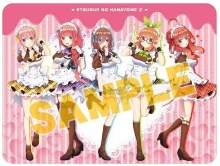 Amazon 五等分の花嫁 ブランケットアニメイト限定 バレンタイン 中野一花 中野ニ乃 中野三玖 中野四葉 中野五月 バッジ おもちゃ