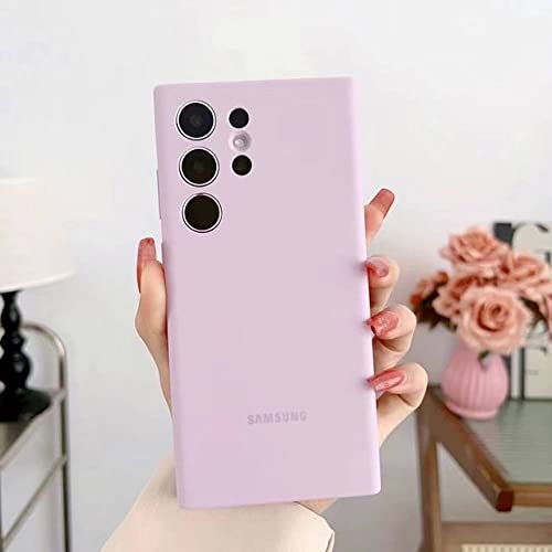 Coque Samsung S23 Ultra silicone violet antichoc haute protection