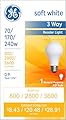 GE Incandescent 240W Soft White A21 3-Way Bulb 1 Pack