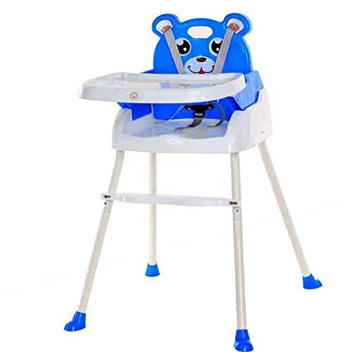 QIANGUANG Modernas sillas Altas para sillas de bebé 4 en 1 con Bandeja Cinturón de Seguridad de alimentación de Asiento Ajustable de Altura Alta