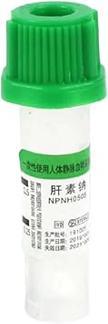 Sterile Micro Tube Collection Tube Heparin Sodium Additives Green Cap Vac Tube Experimental 0.5ml CE Mark