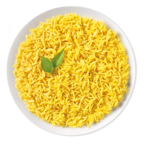 Image of Tasty Bite Organic Turmeric Rice, 8.8 Ounce, Pack of 6, Ready to Eat, Microwavable, Vegetarian, Gluten-Free