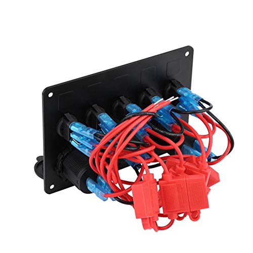 Pannello Interruttore A Bilanciere Dc 12v 24v 2 Gang All'ingrosso Con Interrutto