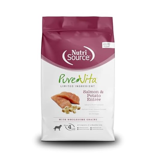 Nutri Source Pure Vita Salmon And Potato Dry Dog Food, 5 Pound Bag