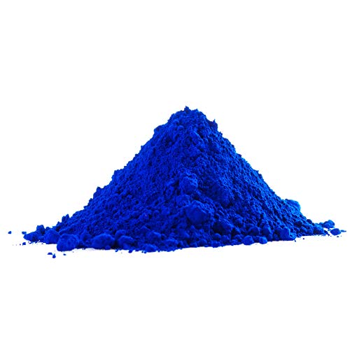 Colorant béton en poudre pour ciment, chaux, peinture - Pigments à base d'oxyde de fer - Bleu 5KG Cover