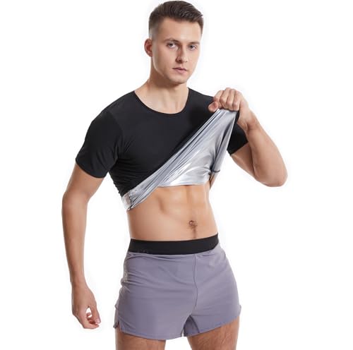 T-shirt homme noir col Mao en lin décontracté et léger taille 5XL