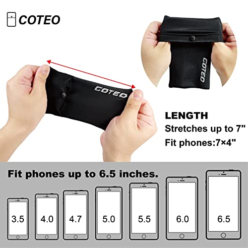Coteo Arm Band For Phone For Running Cell Phone Holder Handfree Wrist Wallet,Wrist Pouch,Sweatband,Wristband Wallet,Mobile Holder thumb #3