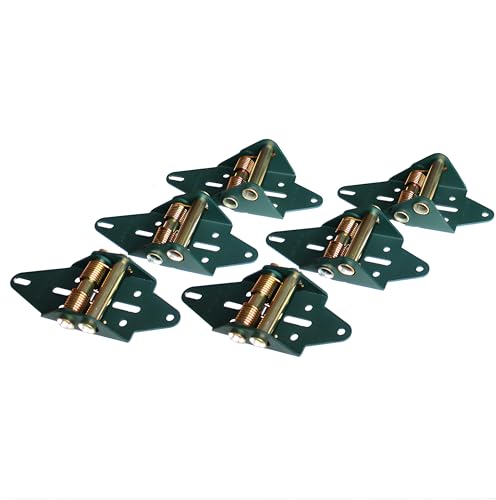 Green Hinge System 4P/2C | Garage Door Hinges | 4 Panel 2-Car Custom Kit
