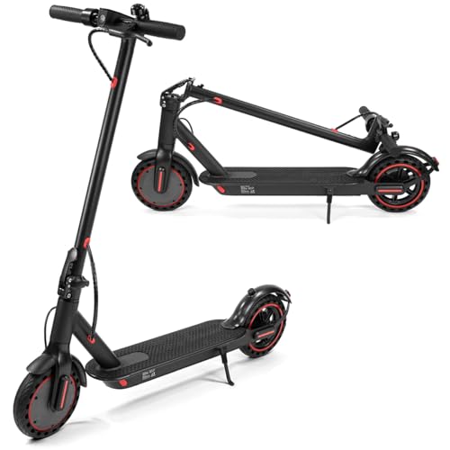 Scooter eléctrico para Adultos, Scooter Deportivo Plegable, Scooters eléctricos de Doble frenado para viajeros, neumáticos de 8,5 "Patinete eléctrico para Adultos