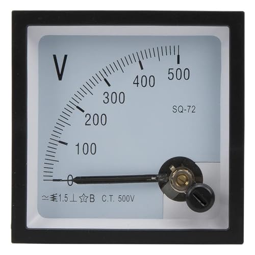 Voltímetro analógico SQ-72 de 72x72 mm para corriente alterna AC