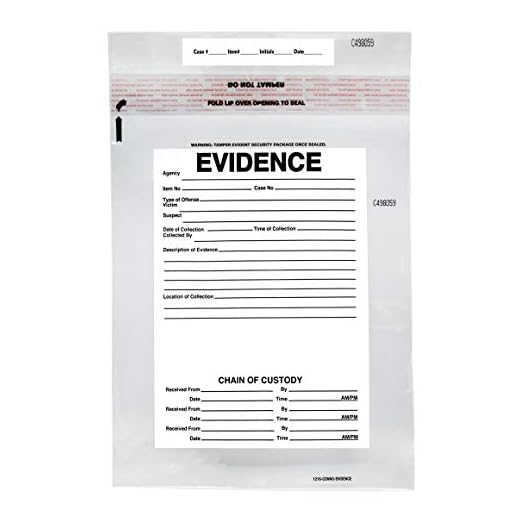 SECUR-PAK Evidence Security Bags 100pk