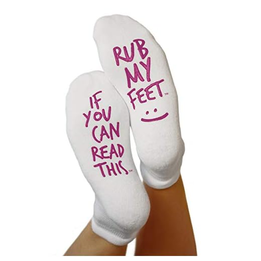 Kindred Bravely Labor and Delivery Inspirational Fun Non Skid Push Socks for Maternity -"Rub My Feet"