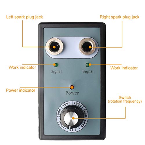 Auto Bougie Tester, 12 V Dual Plug Bougie Tester Diagnostic Tool met Indicator Licht US Plug 100-240 V + EU Plug Adapter… - Image 4