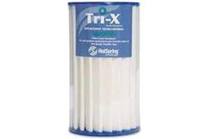 Spas Tri-X Ceramic Cartridge Filter Single 73250, Use for Hot Spring Spas