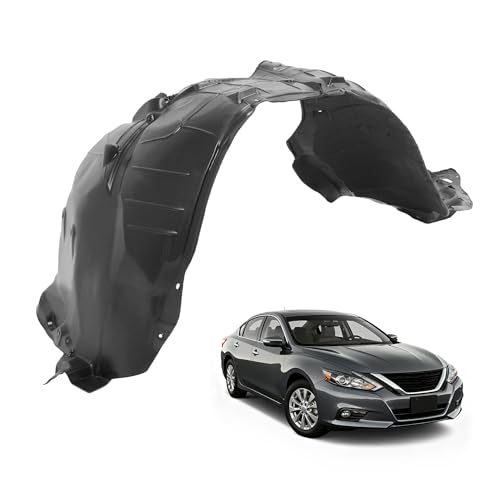 ALMULOO Front Right Fender Liner Compatible with 2016-2018 Nissan Altima, Replaces 638409HS0A NI1249150, Passenger Side, Wheel Liner Splash Shields Guard Inner Panel
